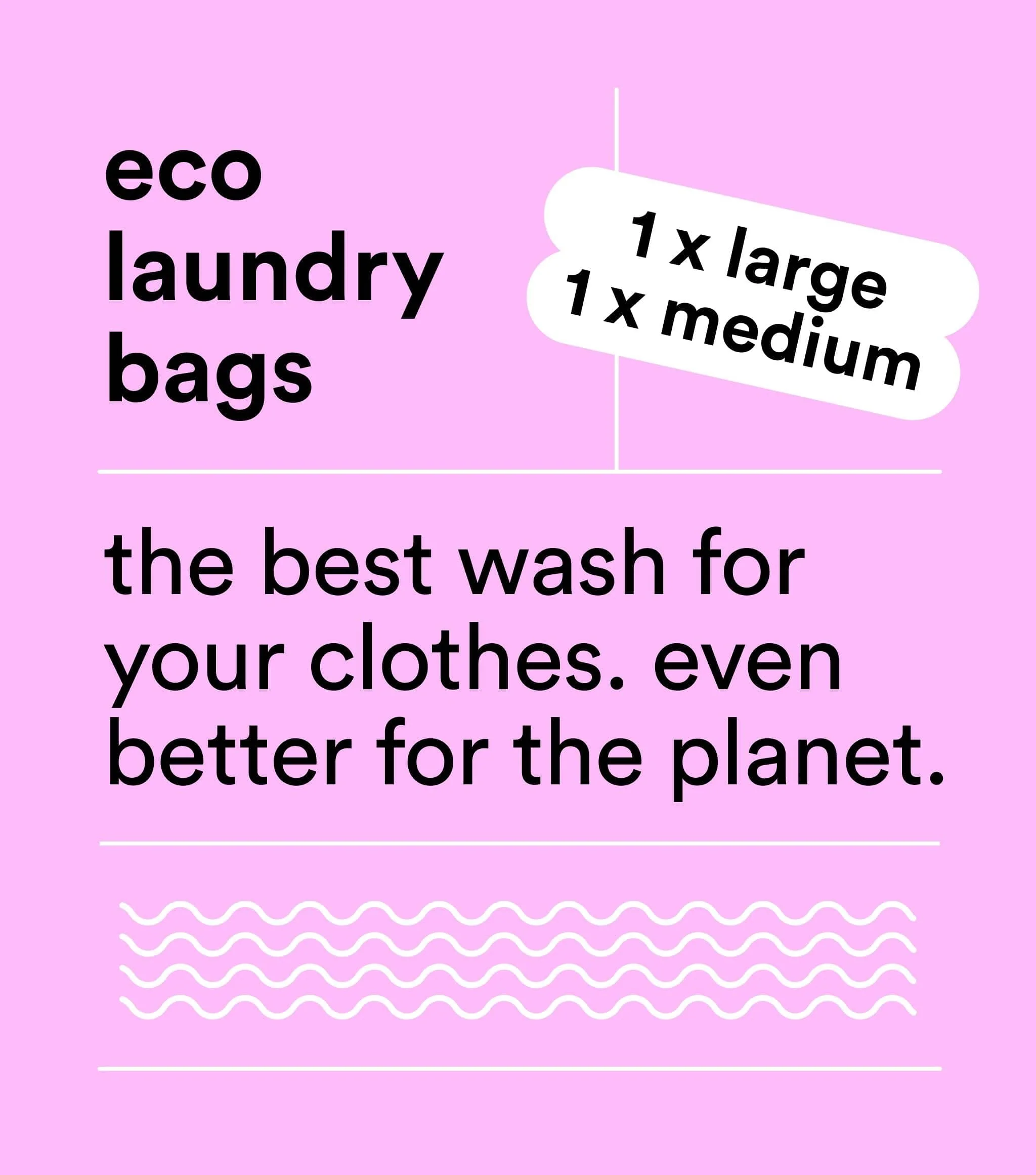 Eco Washing Bags 2pk - Image 2