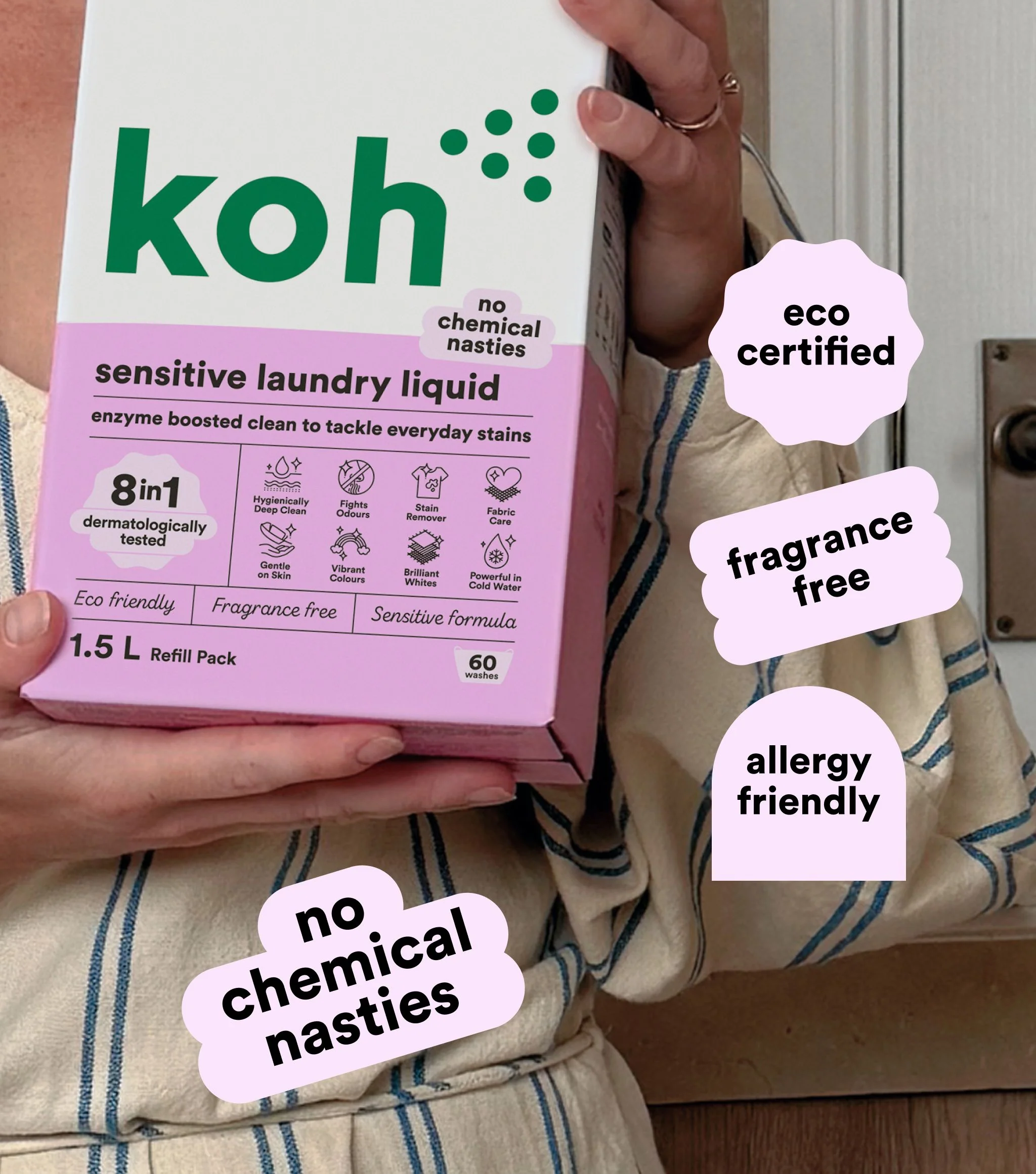 Sensitive Laundry Liquid 1.5L - Image 3